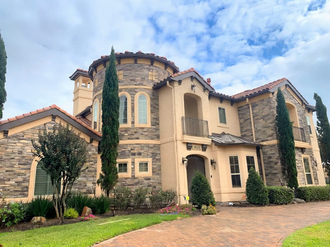 House painting project before - Tomball area