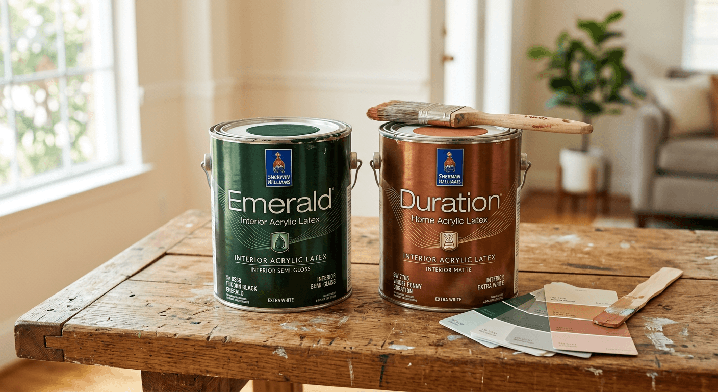 Sherwin-Williams Emerald vs Duration: Which Paint Is Right for Your Houston Home?