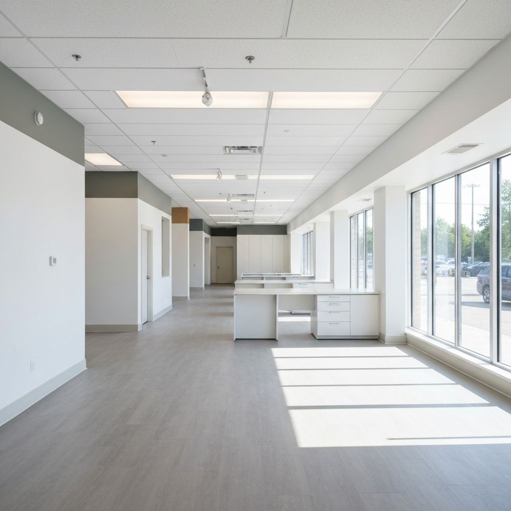After: Commercial office painting transformation