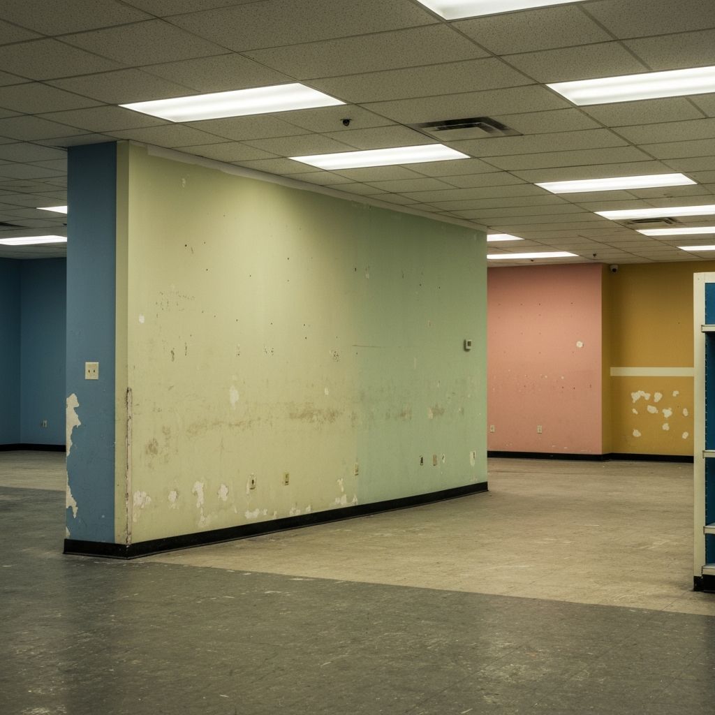 Before: Commercial office painting transformation